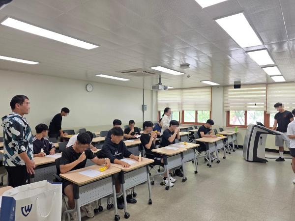 2026학년도 2학기 [학교연합 공동교육과정] 기초 체육 전공 실기 대학 연계 수업 실시